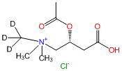 O-Acetyl-L-Carnitine-d3 Hydrochloride Structure