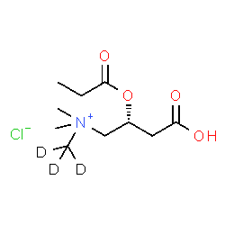 O-Propionyl-L-Carnitine-d3 Hydrochloride Structure