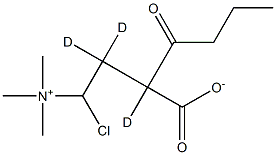 O-Butyryl-L-carnitine-d3 hydrochloride Structure