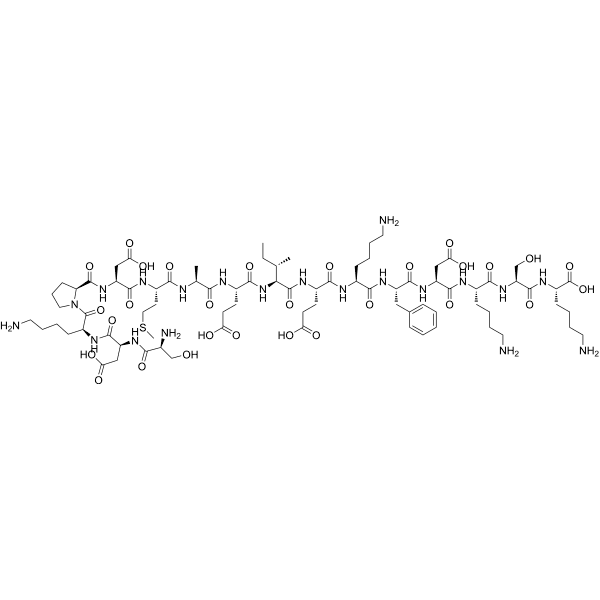 SDKPDMAEIEKFDKSK Structure