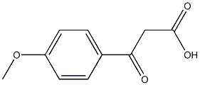 4-Methoxybenzoylacetic acid Structure