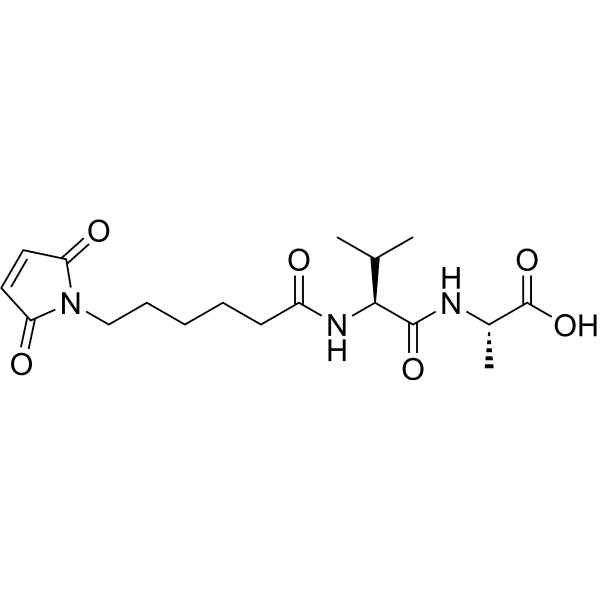 MC-Val-Ala-OH Structure