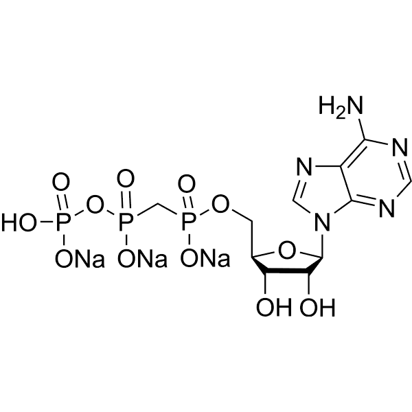 α,β-Methylene-ATP trisodium  Structure