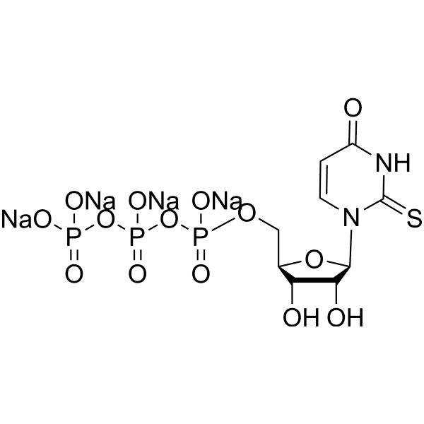 2-Thio-UTP tetrasodium Structure