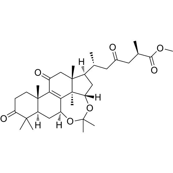 Methyl ganoderate A acetonide Structure