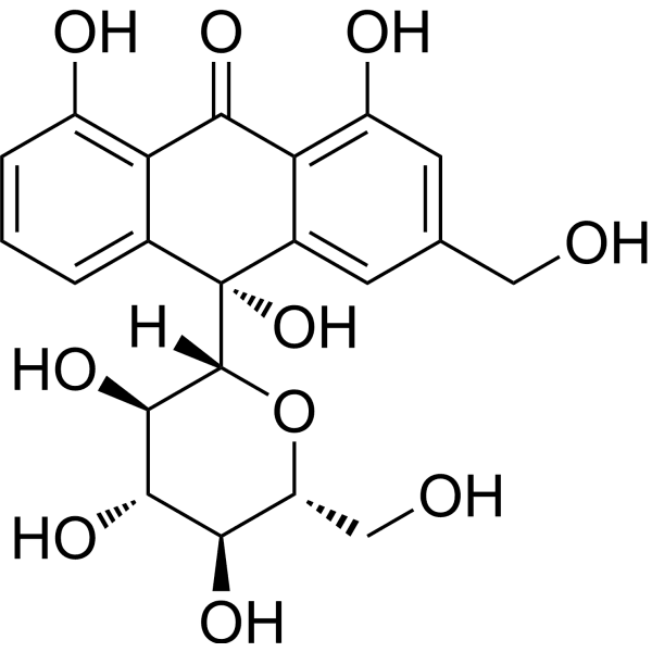 10-Hydroxyaloin A Structure