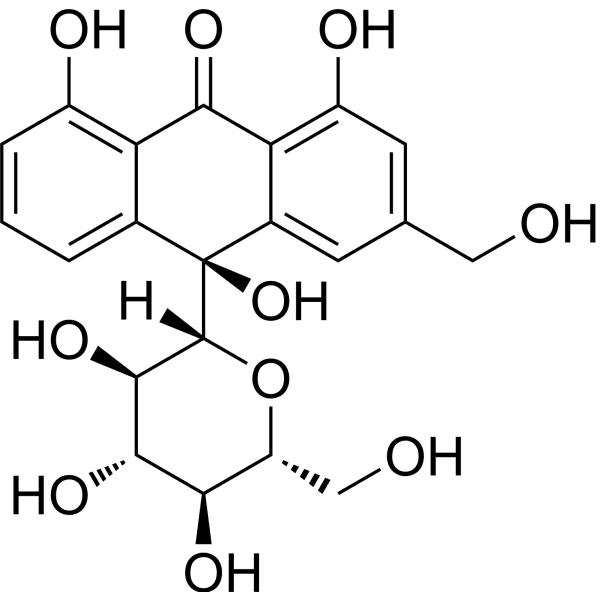 10-Hydroxyaloin B Structure