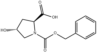 N-Cbz-hydroxy-L-proline Structure
