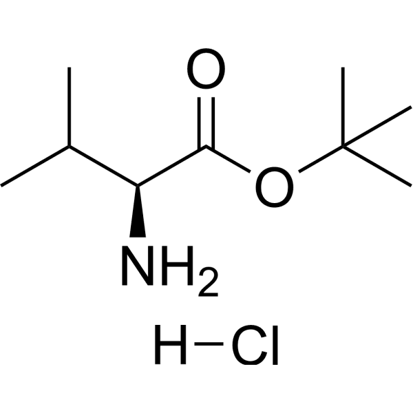 tert-Butyl L-valinate hydrochloride Structure