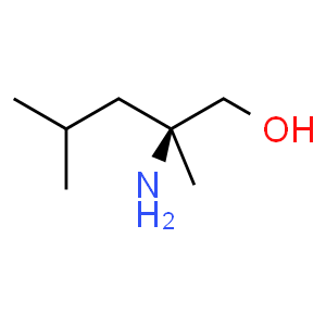 (S)-2-amino-2,4-dimethylpentan-1-ol  Structure
