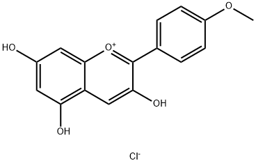 Kaempferidinidin chloride Structure