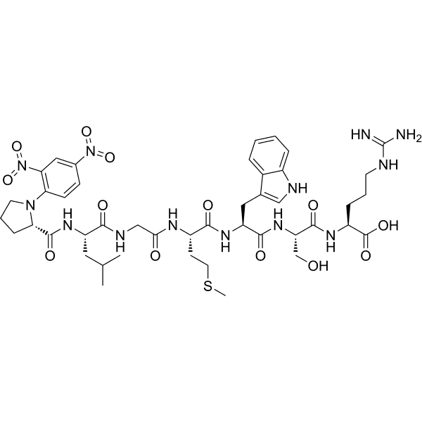 DNP-PLGMWSR Structure
