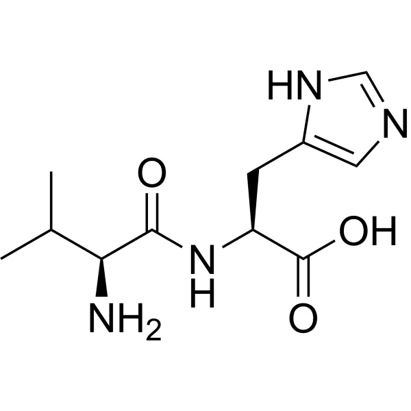 Valylhistidine Structure