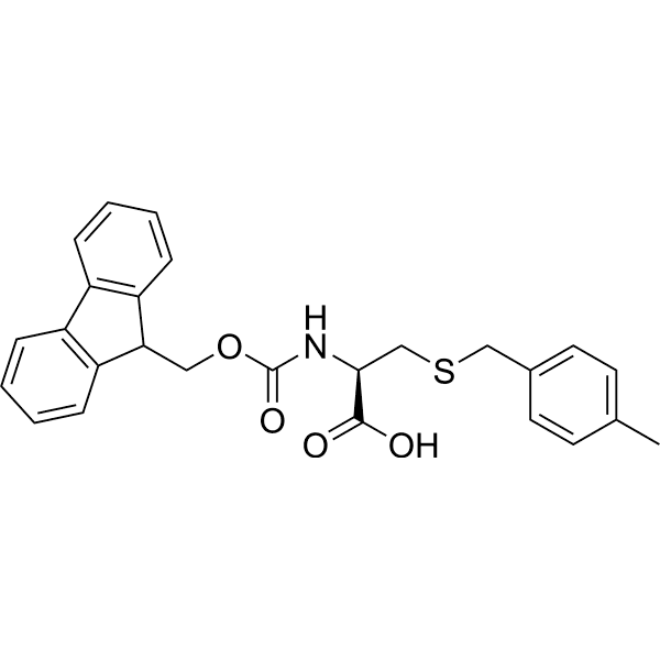 Fmoc-Cys(4-MeBzl)-OH Structure