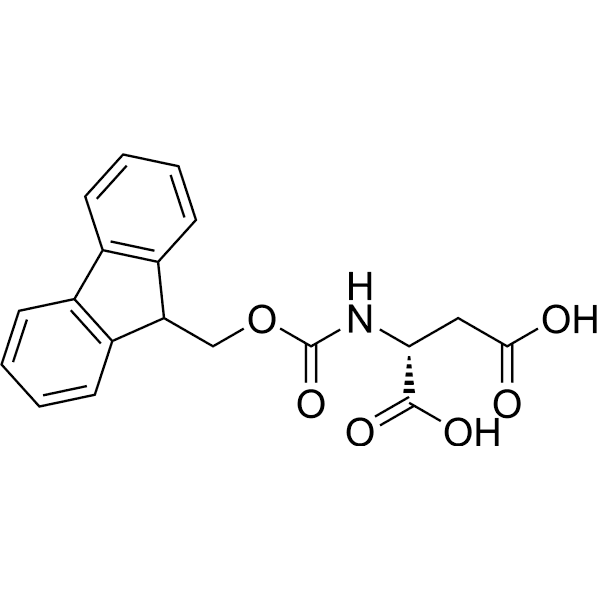 Fmoc-D-Asp-OH Structure