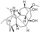 Sachaconitine Structure