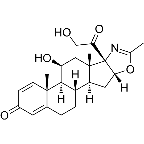 21-Desacetyldeflazacort Structure