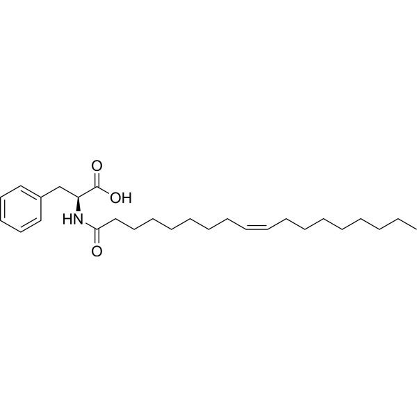 N-Oleoyl-L-phenylalanine Structure