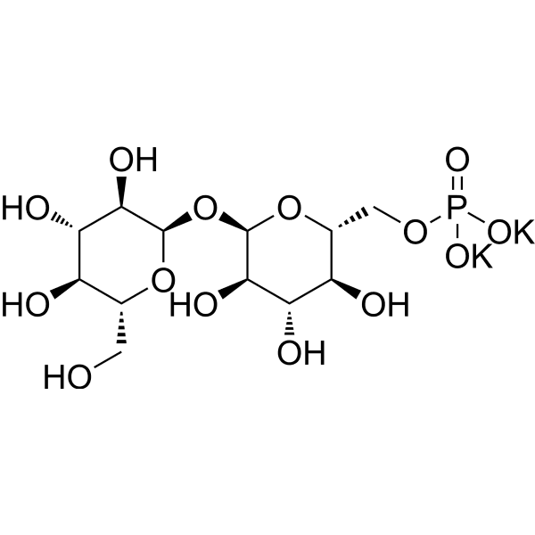 α,α-Trehalose 6-phosphate potassium Structure