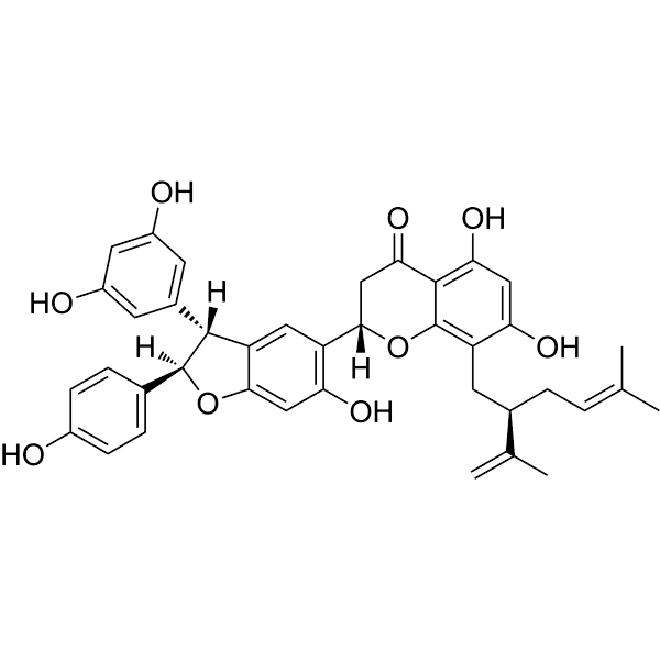 Sophoraflavanone I Structure