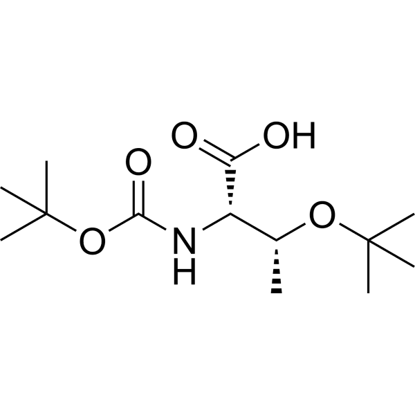 Boc-Thr(tBu)-OH Structure