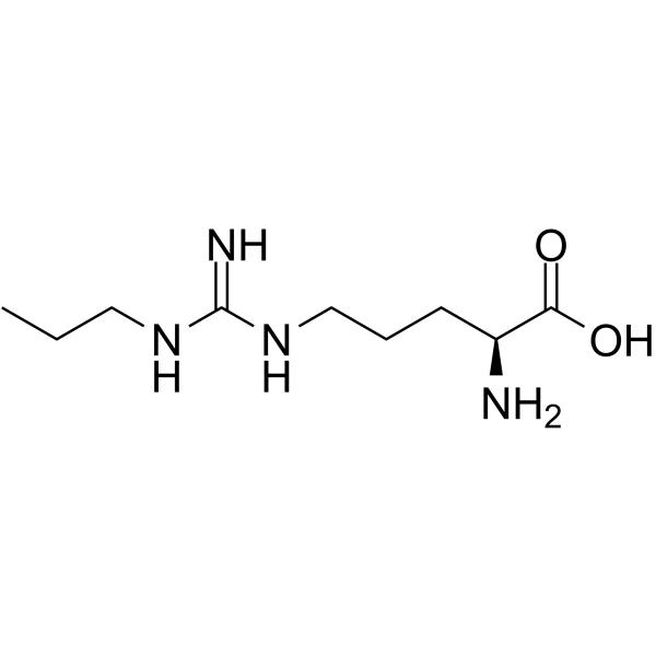 Nω-Propyl-L-arginine Structure