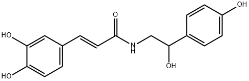 N-trans-caffeoyloctopamine Structure
