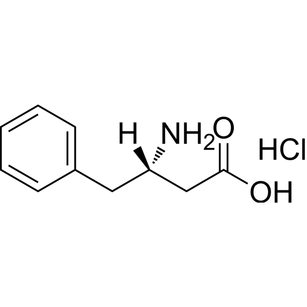 H-β-HoPhe-OH.HCl Structure