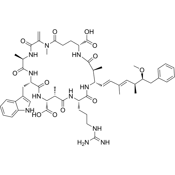 Microcystin-WR Structure