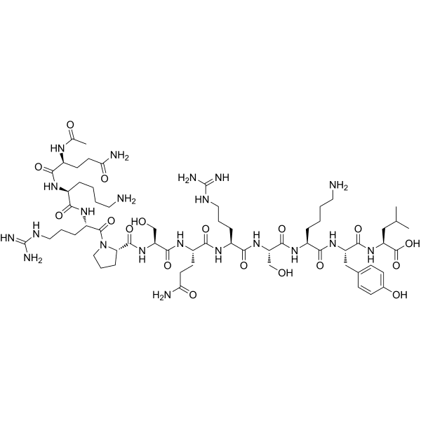 Ac-MBP (4-14) Peptide Structure