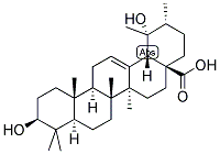 Pomolic acid Structure