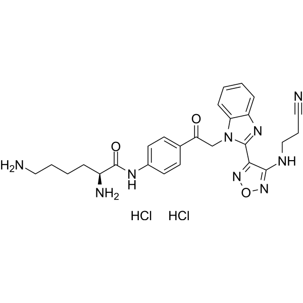 Lisavanbulin dihydrochloride Structure