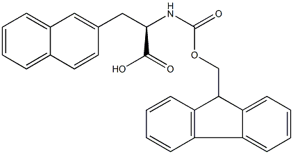 Fmoc-D-2-Nal-OH Structure