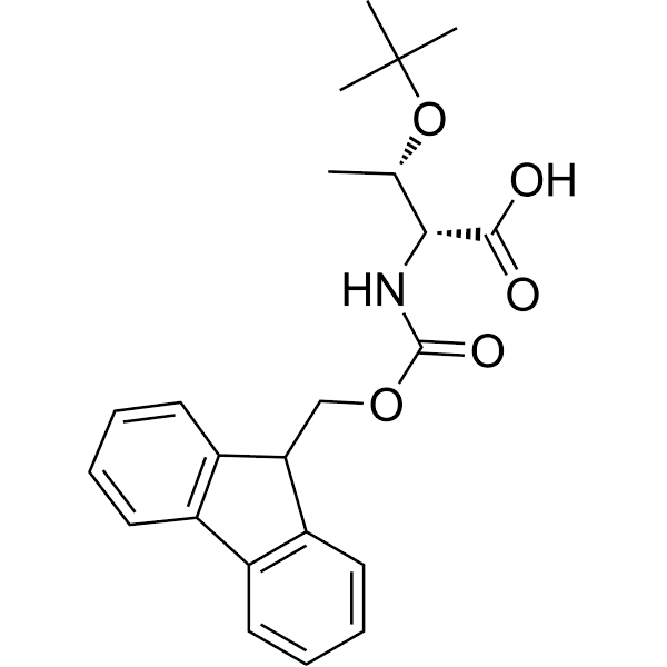 (2S)-2-((((9H-fluoren-9-yl)methoxy)carbonyl)amino)-3-(tert-butoxy)butanoic acid Structure