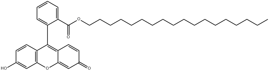 Fluorescein octadecyl ester Structure