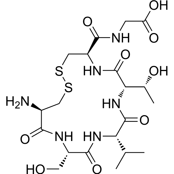 Thrombospondin (TSP-1)-derived CD36 binding motif Structure