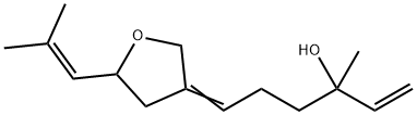 (Z)-3,11-dimethy-7-methylene-9,14-epoxy-1,6,10-dodecatrien-3-ol Structure