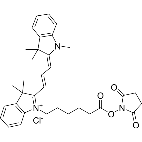 Cy3 NHS ester Structure