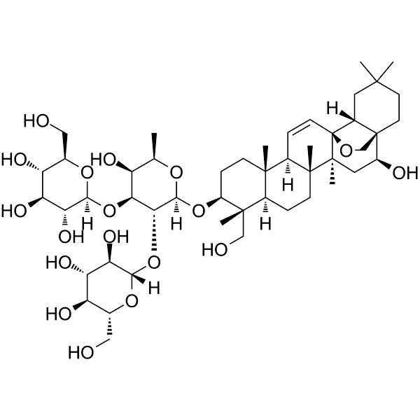 Buddlejasaponin IV Structure