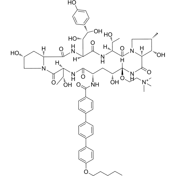 Rezafungin Structure