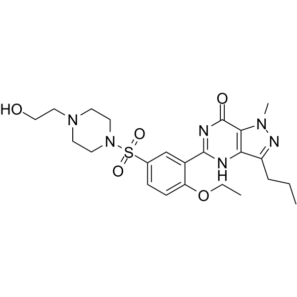 Lodenafil Structure