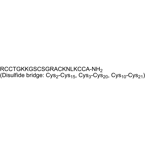 μ-Conotoxin Sx IIIA Structure