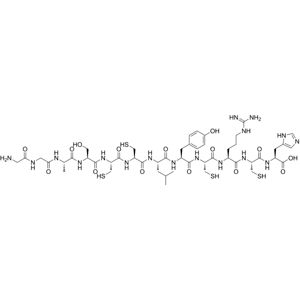 GGASCCLYCRCH Structure
