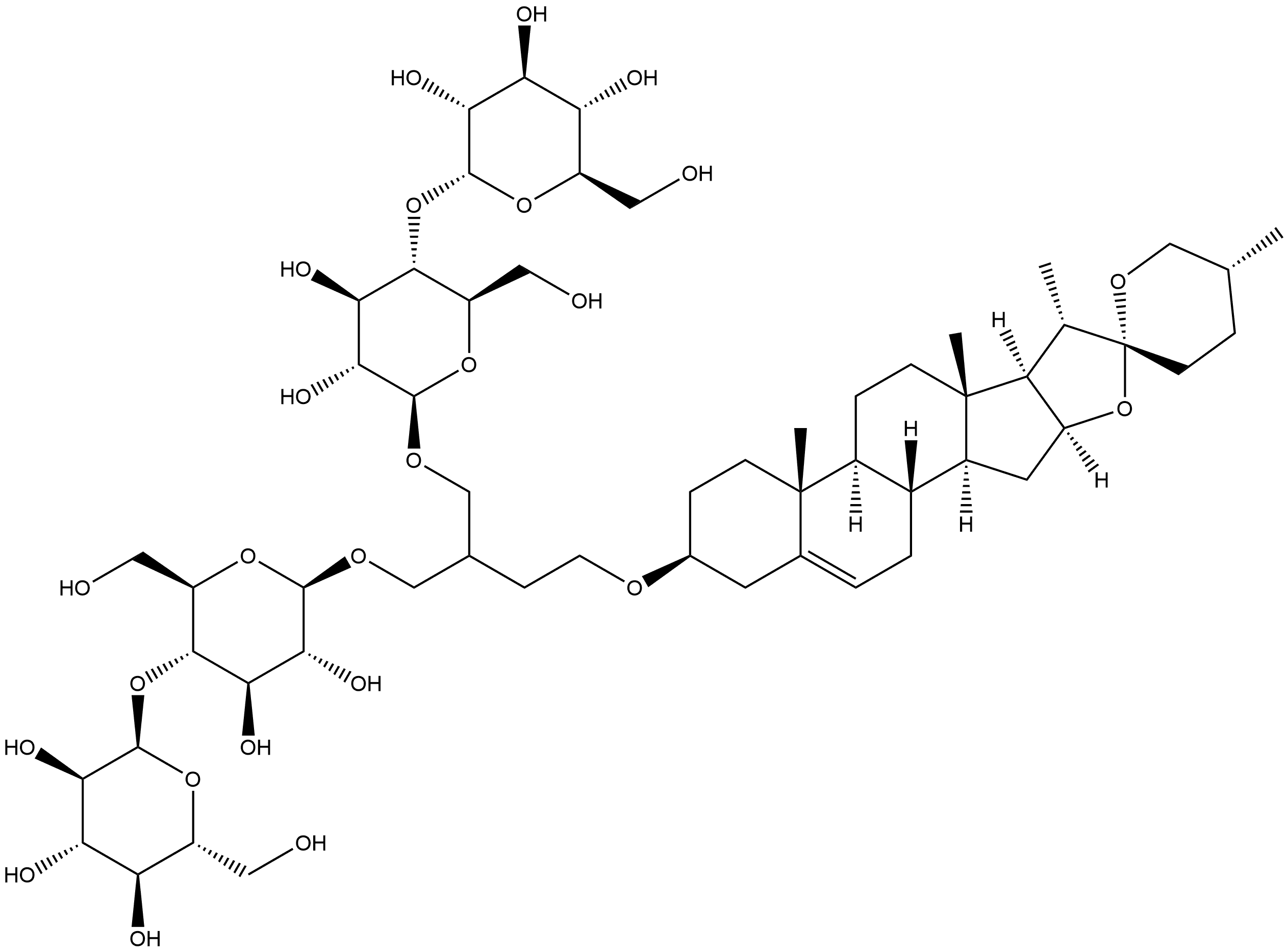 Glyco-diosgenin Structure