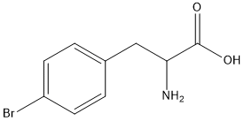 2-Amino-3-(4-bromophenyl)propanoic acid Structure