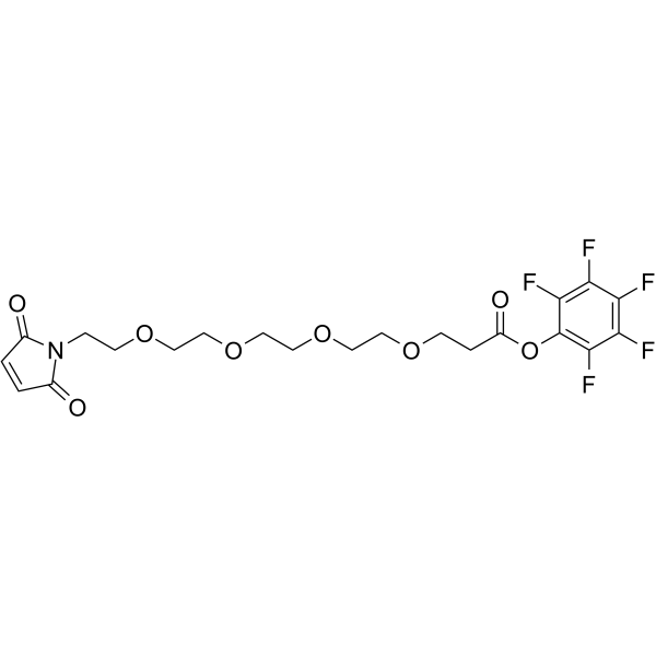 Mal-PEG4-PFP ester  Structure