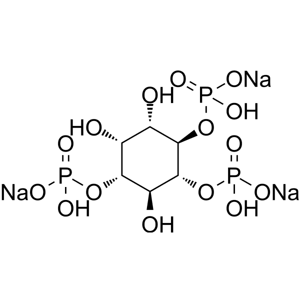 D-myo-Inositol-1,4,5-triphosphate trisodium Structure