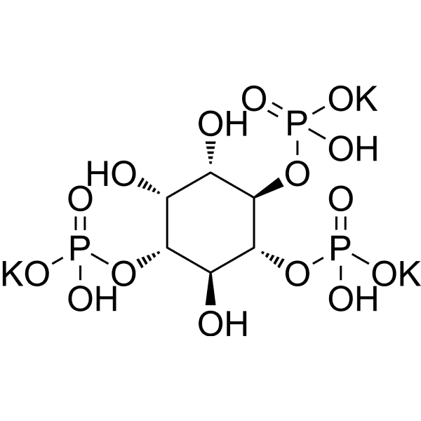 D-myo-Inositol 1,4,5-trisphosphate tripotassium Structure