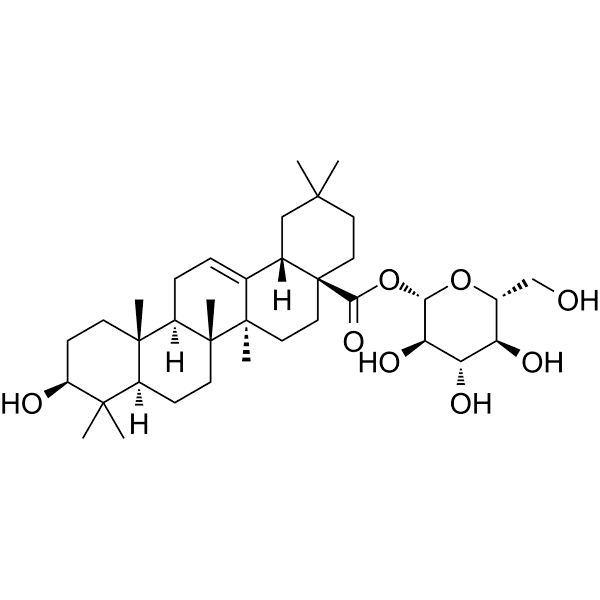 Beta-D-glucopyranosyl oleanolate Structure
