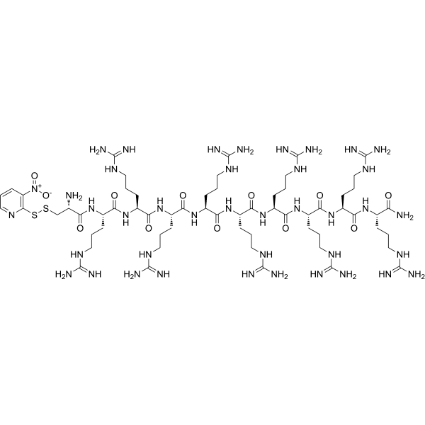 Cys(Npys)-(Arg)9 Structure